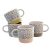 Polka Dot Mugs | Set of 4